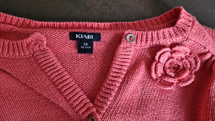 Joli gilet fille 6 ans Kiabi - photo numéro 2
