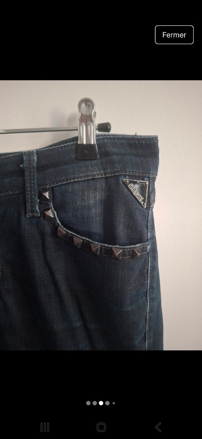Jeans taille 36 ( W26 L34)  💙 - photo numéro 3