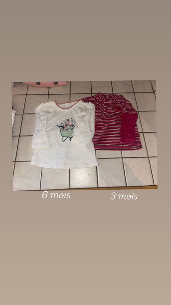 Longue manche 3-6 mois