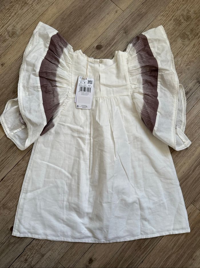 Robe d’été manche à volants mango kids 3/4 ans - photo numéro 6