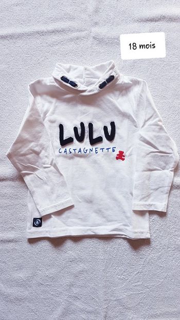 T-shirt lulu castagnette 18 mois