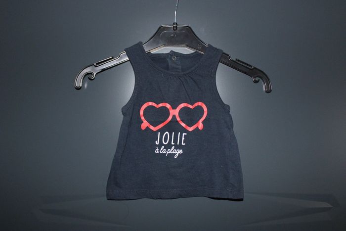 Débardeur taille 3 mois 56-62 cm.