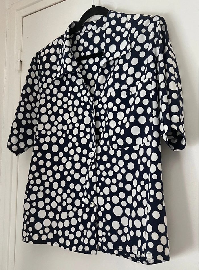 Chemise Rétro Imprimée Pois Taille 46 Burberrys - photo numéro 11