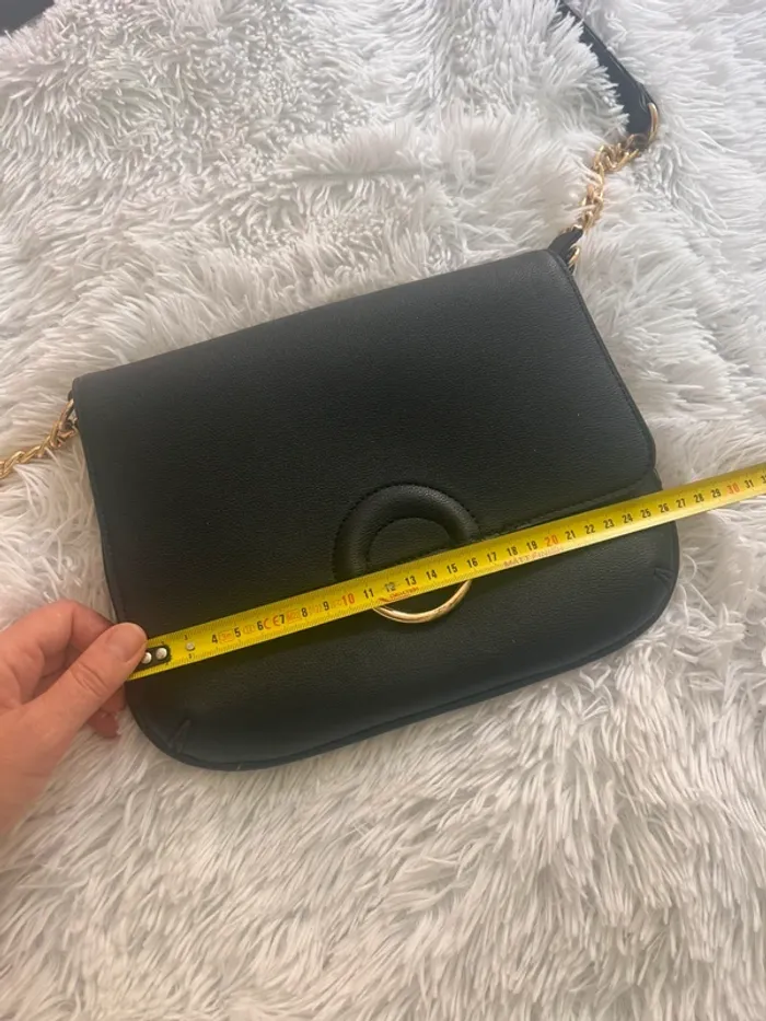 Sac à main noir et doré - photo numéro 2