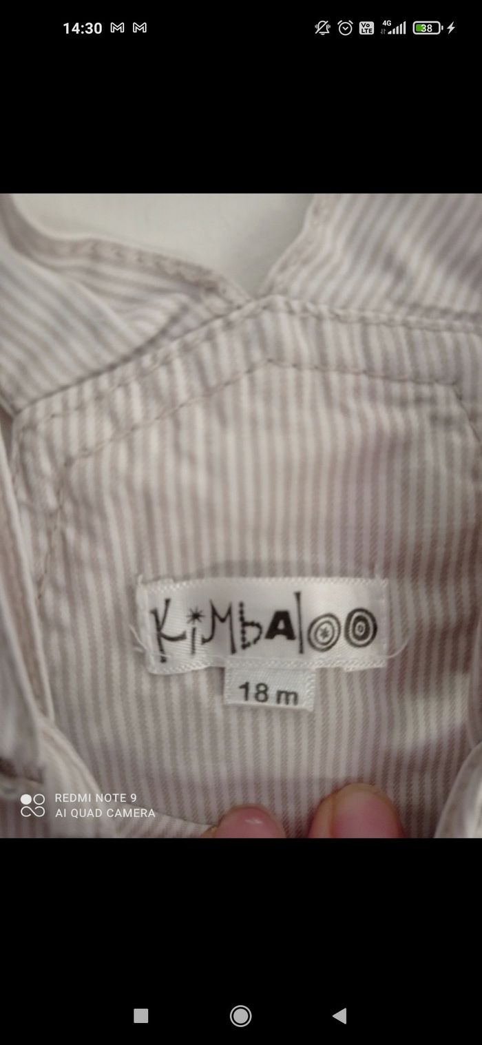 Salopette kimbaloo 18 mois - photo numéro 2