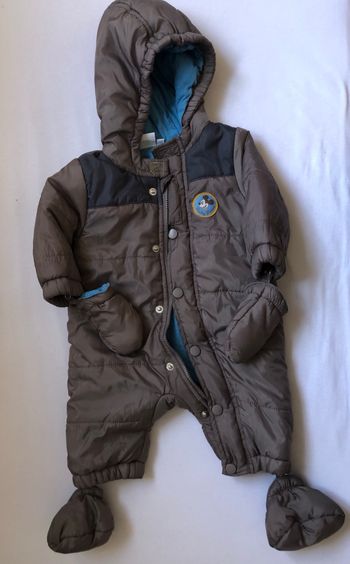 Combinaison hiver gants et pieds intégrés