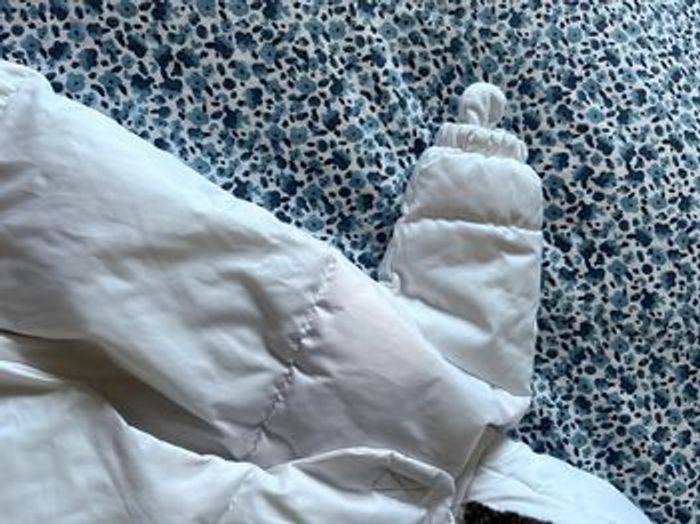 Combipilote blanc fourrure capuche 0-3 mois naissance Berligot - photo numéro 5