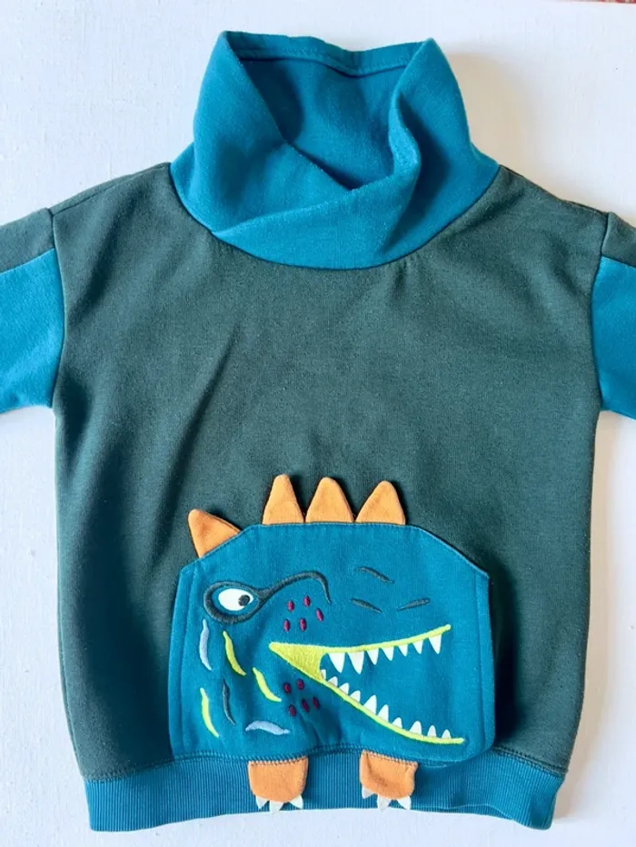 Ensemble DPAM 5 ans AH 2024-2025 – Sweat dinosaure + pantalon jogging dinos - photo numéro 4