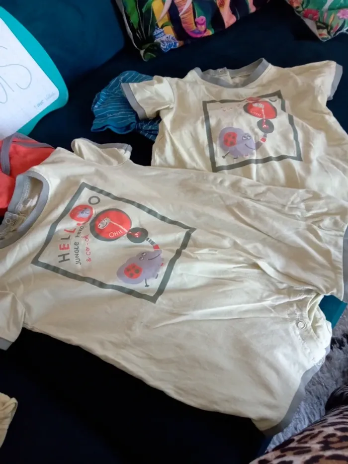 Lot de 6 combishorts 24mois - photo numéro 3