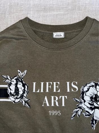 Felpa leggera Pimkie verde oliva