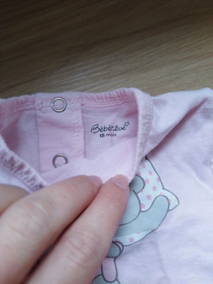 Grenouillère été rose 18 mois bébé rêve très bon état - photo numéro 3