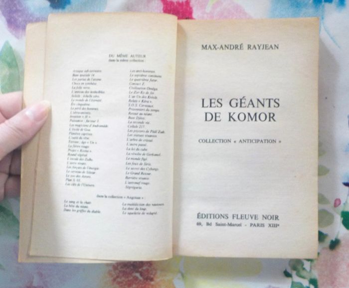 Les géants de Komor de M.A. Rayjean Ed. Fleuve Noir - photo numéro 6