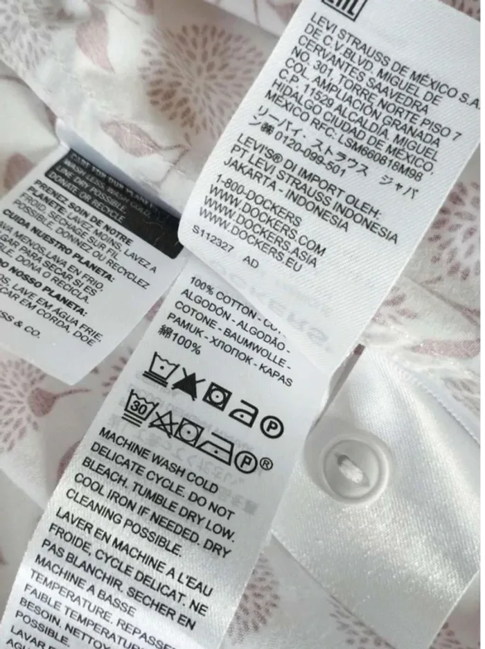 Chemise fleurie  - Dockers  - S -  Comme Neuve - photo numéro 7