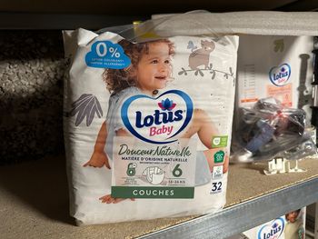 32 couches Lotus Baby Taille 6