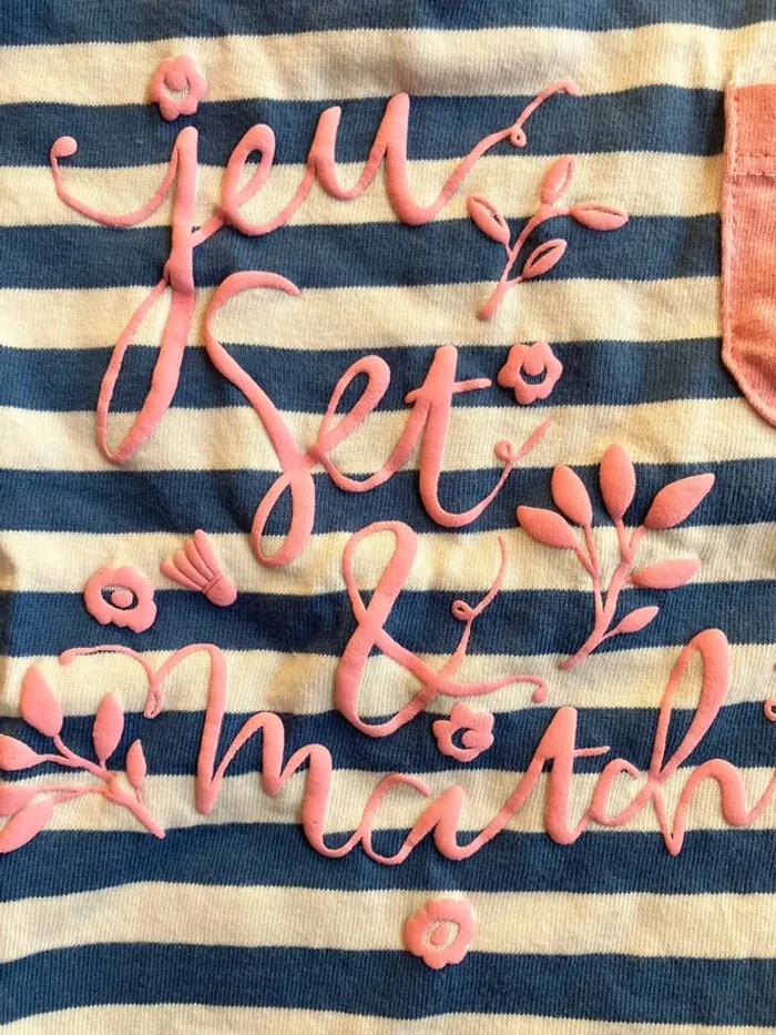 Ensemble jupe et tes-short 3 ans Sergent Major - photo numéro 3
