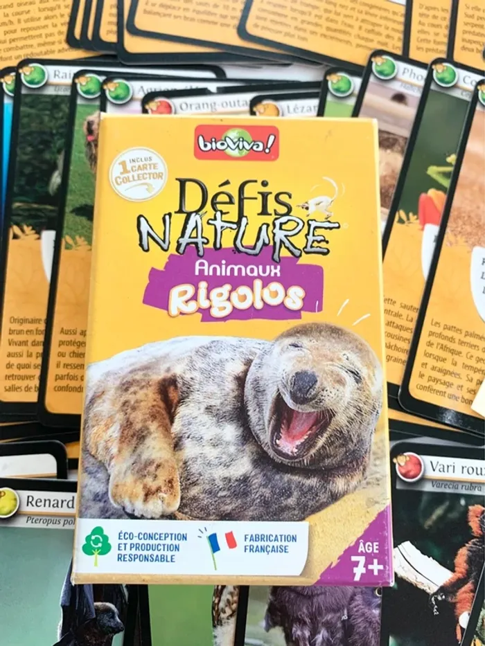 Jeu défis Nature - Animaux rigolos