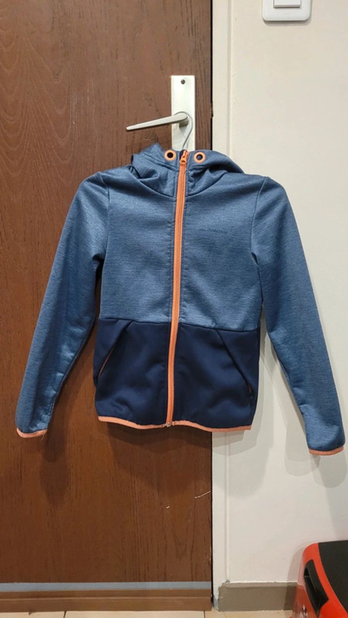 Veste manches longues zippée 8 ans Décathlon