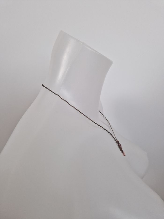 Collier avec motif et perles rose - photo numéro 6