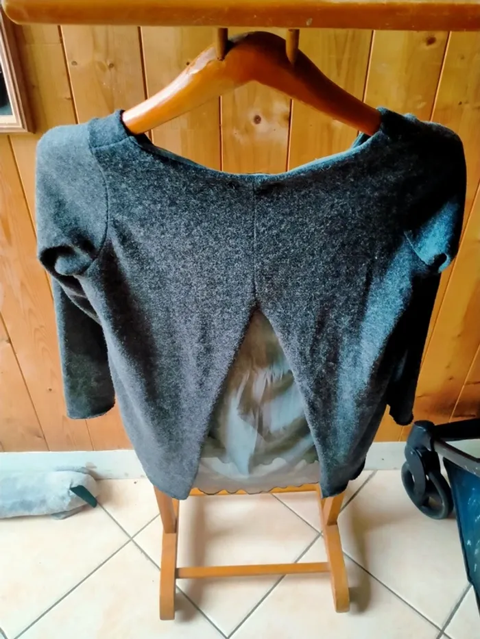 Haut gris GAOS Taille S/M - photo numéro 3