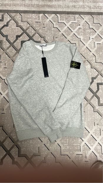 Sweat-shirt Stone Island gris 🧥