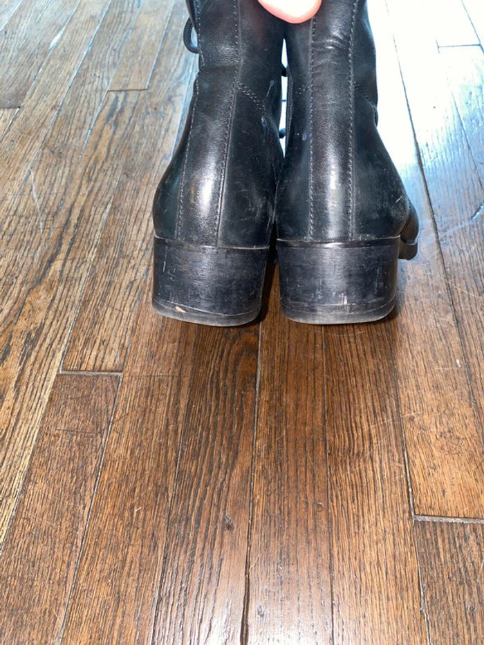 Bottines cuir maje Taille 37 Valeur 350 euros - photo numéro 8