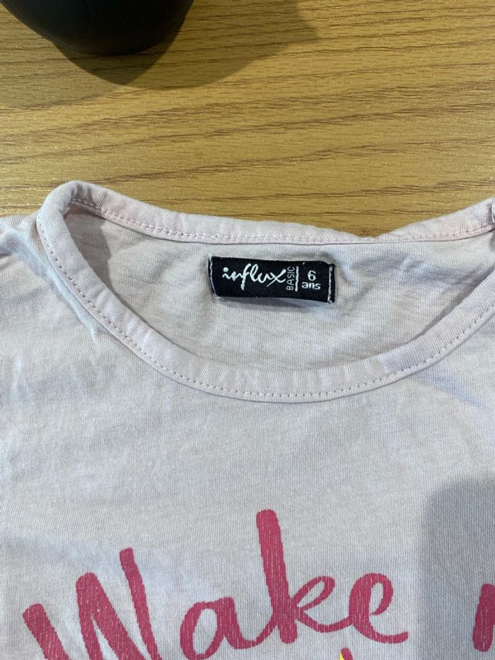 💫 lot de 2 haut de pyjama légèr fille 6ans 💫 - photo numéro 3