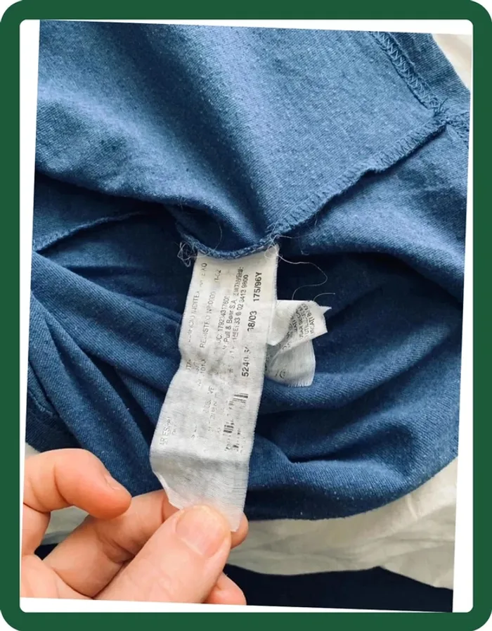 T-shirt homme col V Pull & Bear T/m - photo numéro 4