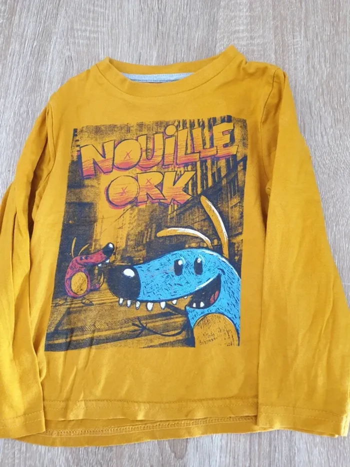 T shirt manches longues Kiabi 3 ans