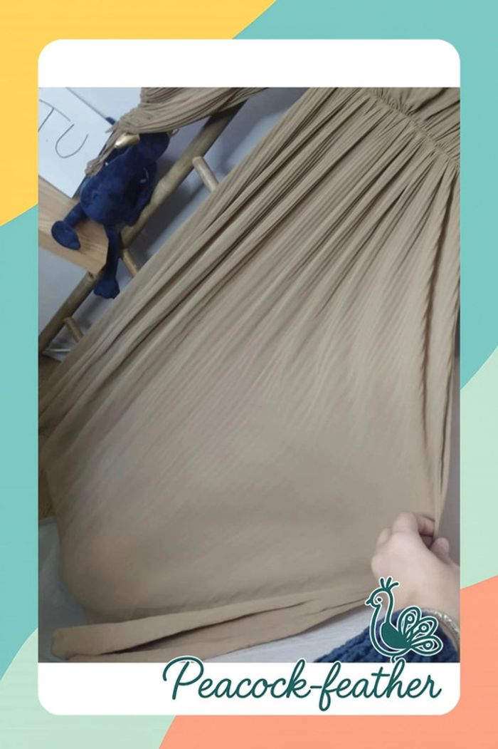 Robe longue beige TU - photo numéro 6