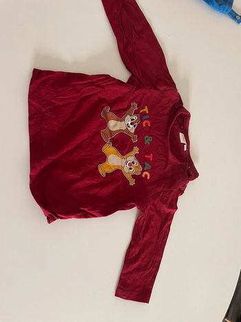 Lot 2 t-shirt tic et tac et roi lion