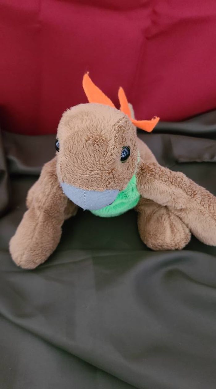 doudou dinosaure ailes orange - photo numéro 4