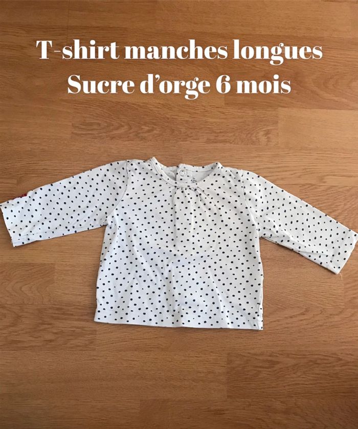 T-shirt manches longues sucre d’orge