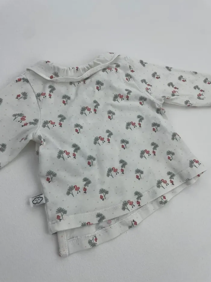 Haut croisé bébé fille - Vertbaudet - 1 mois - photo numéro 2
