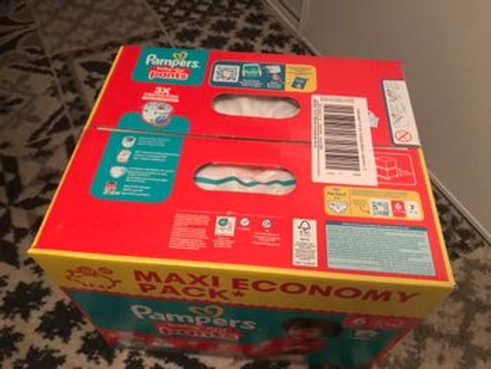 Neuf maxi paquet de couches pampers baby dry pants taille 6 soit 74 couches - photo numéro 3