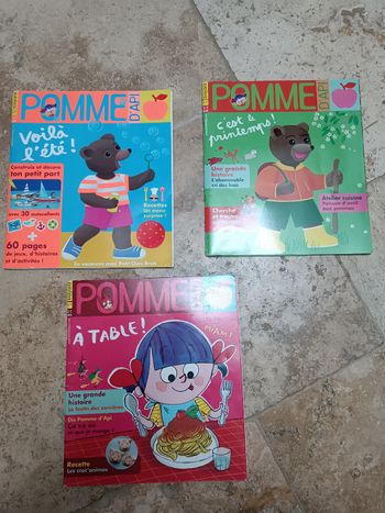 NEUF - lot de 3 Magazines Pomme d'Api 