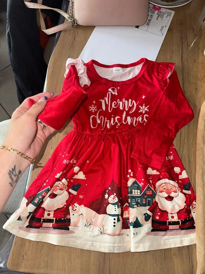 Robe Noël et combinaison renne 23mois 2ans fille - photo numéro 5