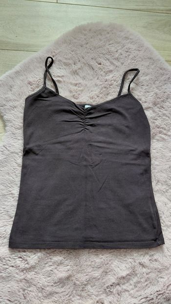 Débardeur camaïeu marron taille 1 neuf