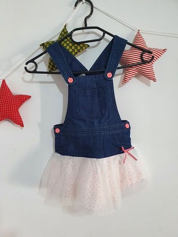 Robe fille jeans tutu 2 ans