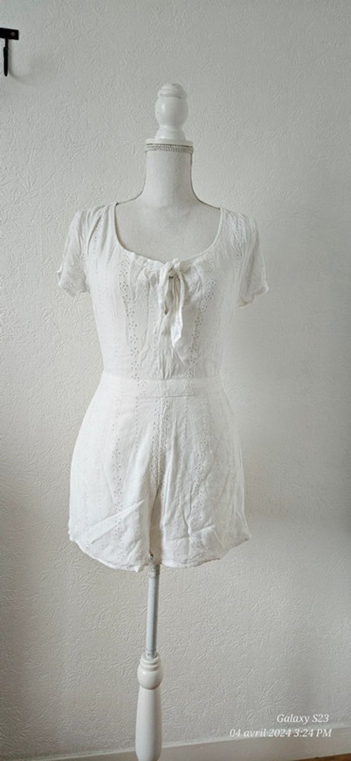 Combishort broderie anglaise taille 36