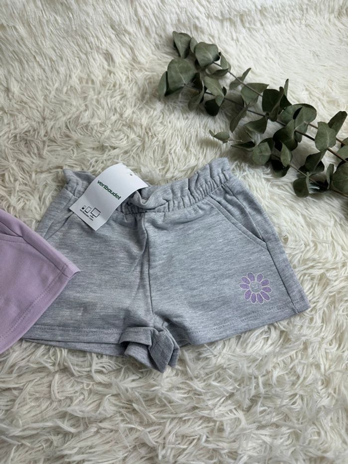 Lot de 2 shorts molleton Vertbaudet taille 2 ans - photo numéro 3