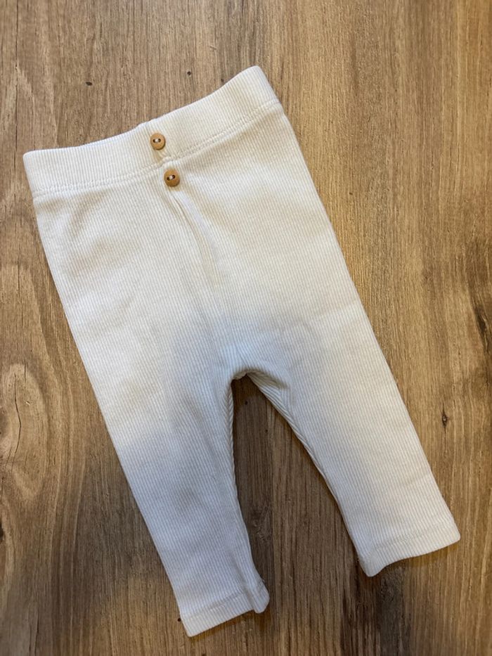 Lot 3 leggings Kiabi 3 mois - photo numéro 2