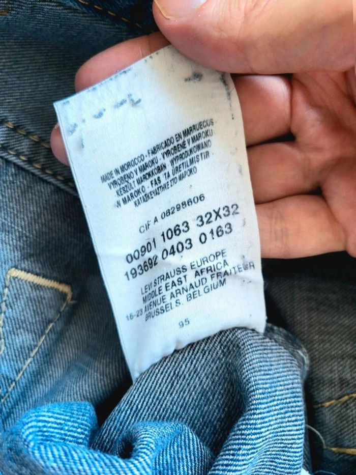 Jean  Levi's  Lot  901  W32  L32 Taille  FR 42 homme –  Vintage Y2K Levi Strauss &  Co authentique - photo numéro 15