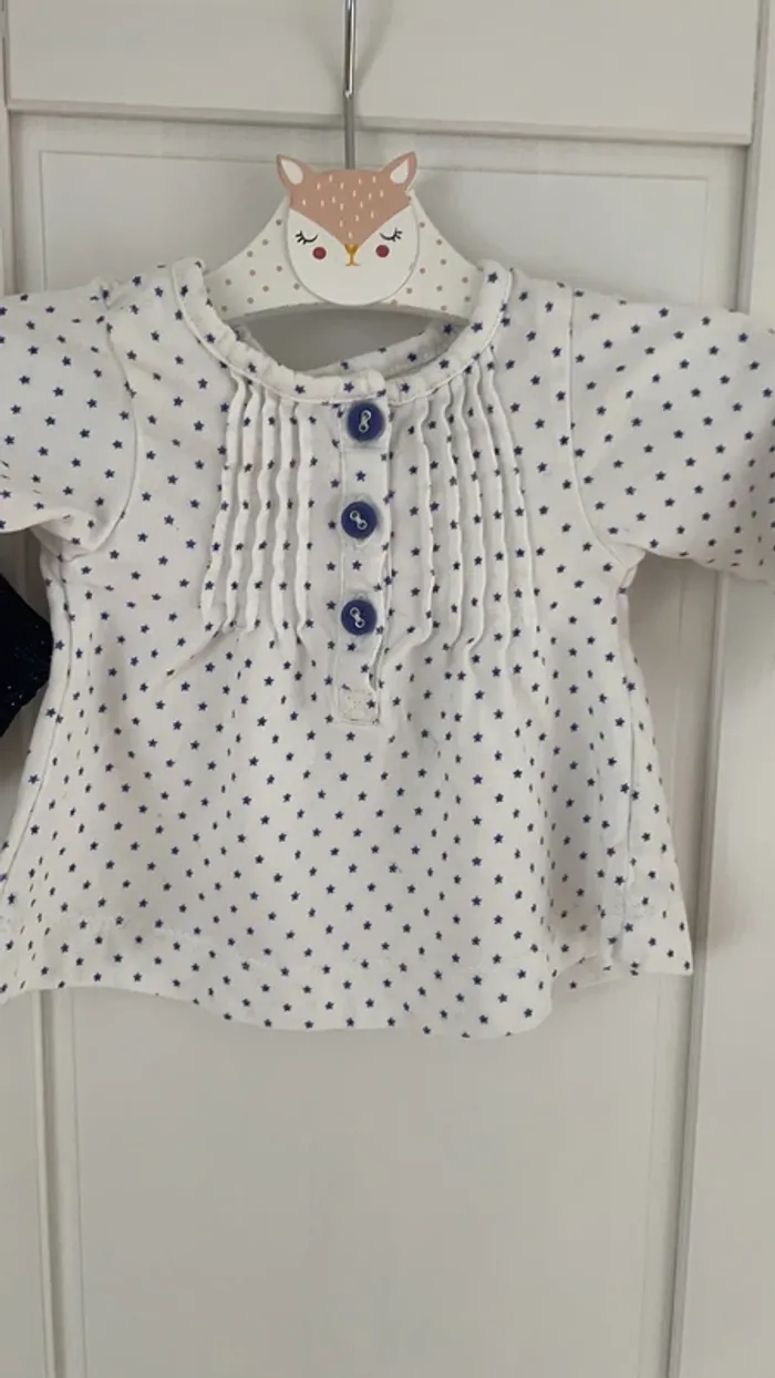 Ensemble Gilet Gymp et blouse Tissaia 3 mois - photo numéro 9