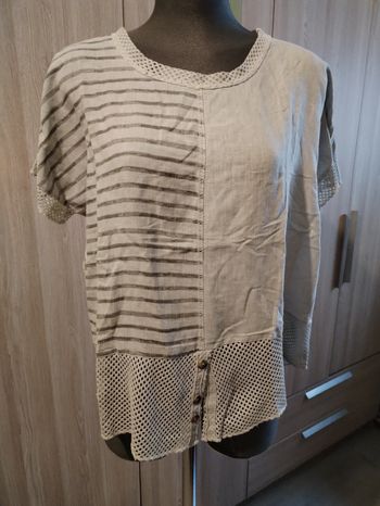 Blouse manches courtes taille 50
