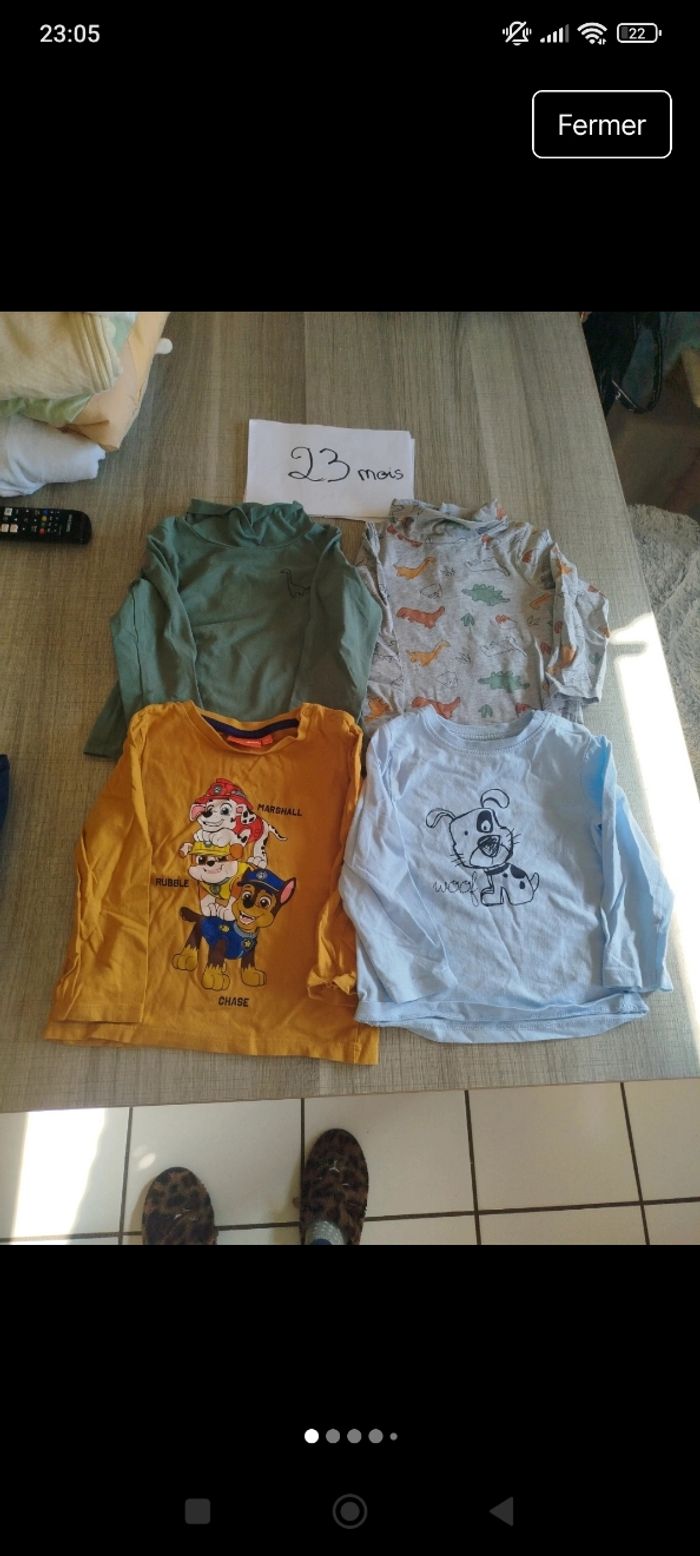 Lot sous pull garçon