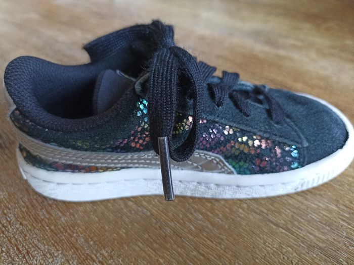 Chaussures enfant PUMA Suède taille 25 - photo numéro 4