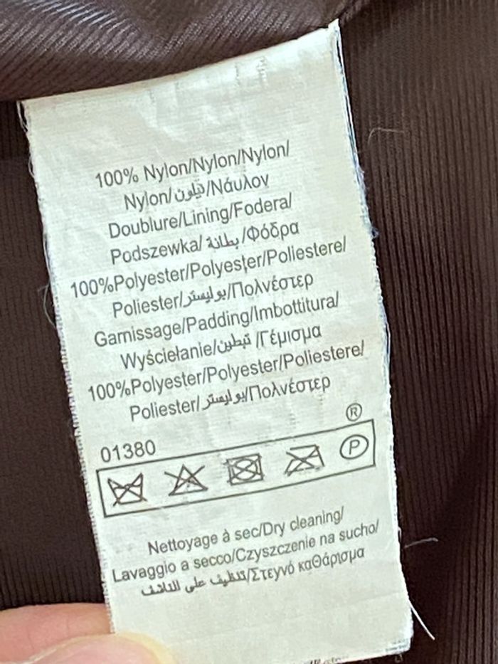 Manteau doudoune bordeaux Patrice Bréal - photo numéro 9