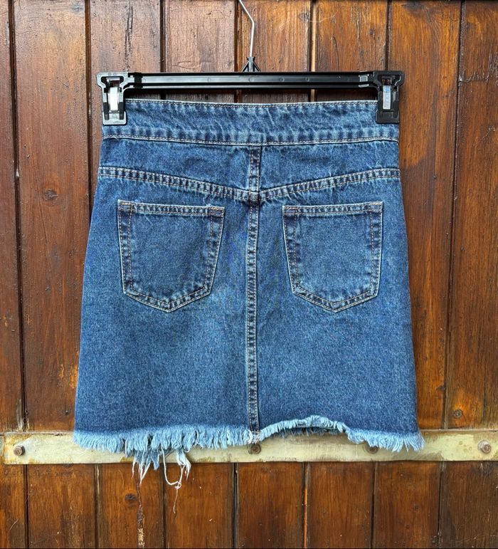 👗 Jupe courte en jean – Taille 34 – Momokrom - photo numéro 4