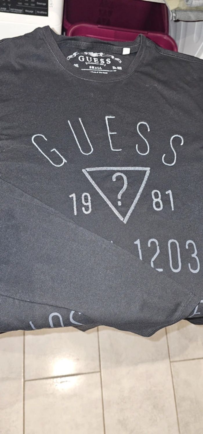 Tee shirt longues manches guess