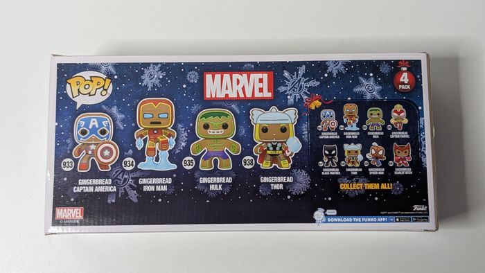 [Funko pop] Figurine Marvel Gingerbread 4 pack - photo numéro 2